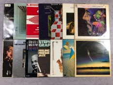 15 Jazz LPs including Charles Mingus, Weather Report, Chico Hamilton, Azymuth, George Duke, Stan