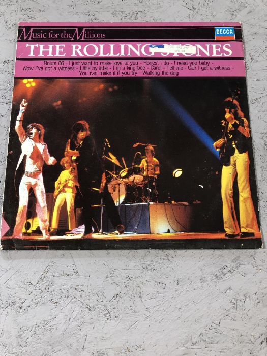 The Rolling Stones: 11 LPs including: "Sticky Fingers" (UK orig with zip), "Some Girls", "Big Hits - Image 12 of 12