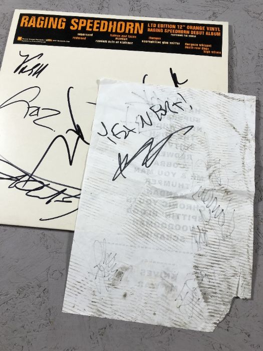 Raging Speedhorn Orange Vinyl signed LP - Image 4 of 6