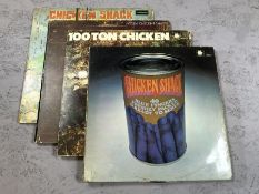 4 Chicken Shack LPs : All original UK pressings including "40 Blue Fingers" (Blue Horizon), "100 Ton