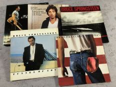 6 Bruce Springsteen LPs including Live 1977-85 (5 LP box set), Nebraska, Born In The USA, Darkness