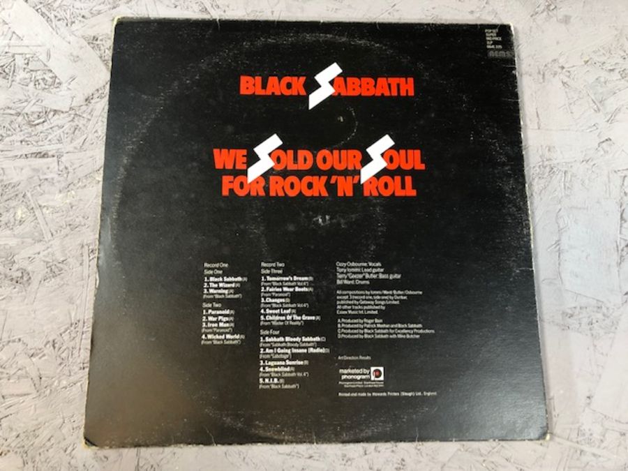 8 Black Sabbath/Ozzy Osborne LPs including: "Black Sabbath" (UK orig Vertigo swirl VO 6 with large - Image 17 of 22