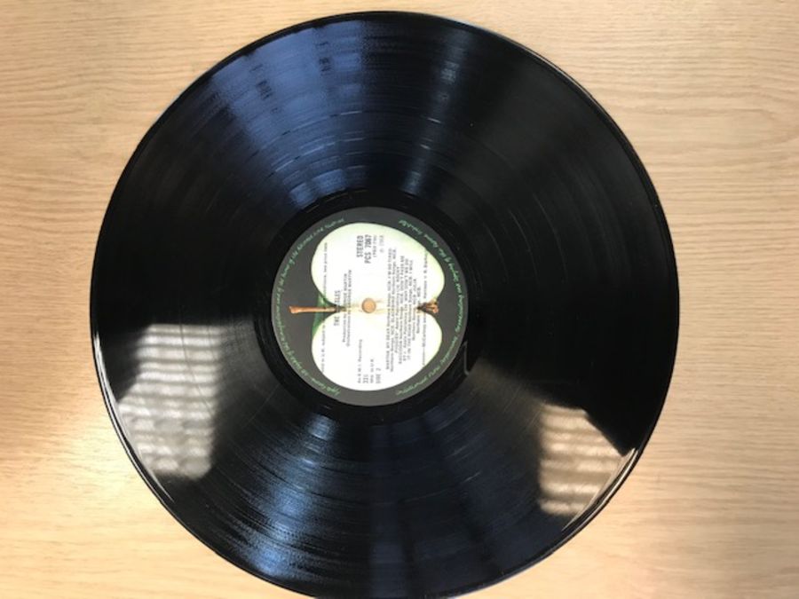 The Beatles "White Album". UK original first Apple stereo pressing "top-loader" PCS 7067/8. Numbered - Image 8 of 10