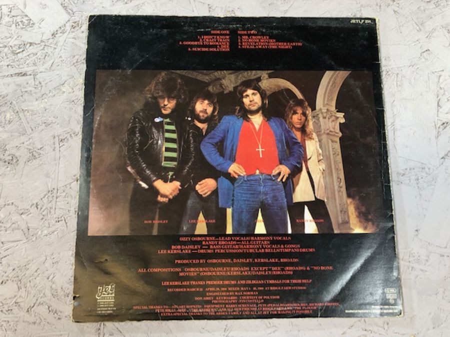 8 Black Sabbath/Ozzy Osborne LPs including: "Black Sabbath" (UK orig Vertigo swirl VO 6 with large - Image 7 of 22