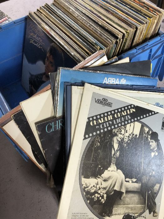 Large collection of Rock/Pop LPs to include Abba, Mike Oldfield, ELO etc