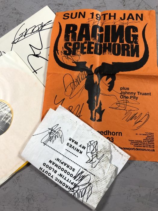 Raging Speedhorn Orange Vinyl signed LP - Image 5 of 6