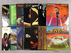 15 Hard rock/heavy metal LPs including Tygers of Pan Tang, Alice Cooper, Van Halen, Marillion,