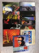 15 Hard rock/heavy metal LPs/12" including Iron Maiden, Van Halen, Whitesnake, Def Leppard, Rush,