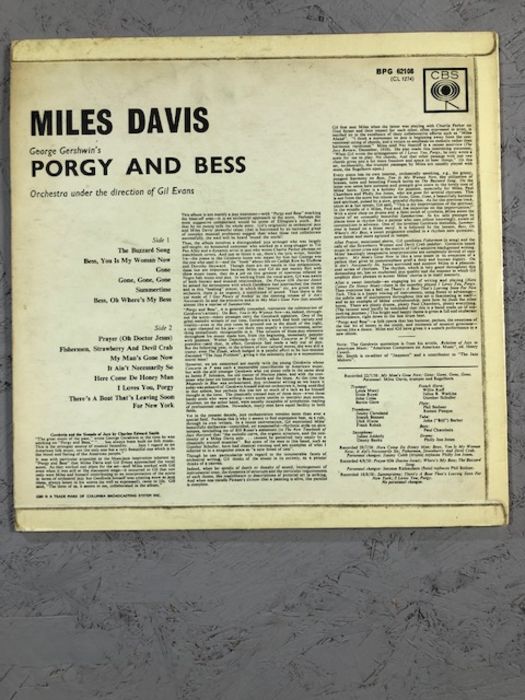 5 Miles Davis LPs including: "On The Corner", "Filles de Kilimanjaro" (UK CBS orig), "Porgy & - Image 8 of 12