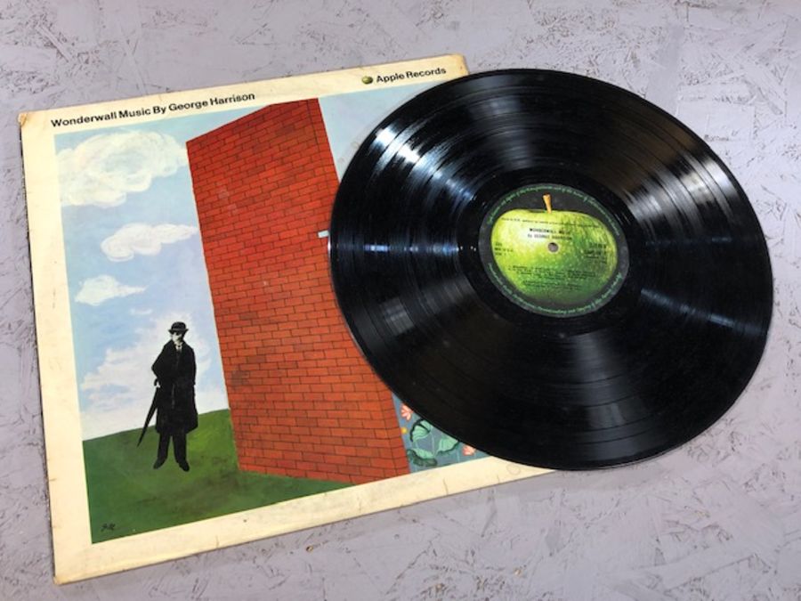 17 The Beatles Solo LPs/12" including: George Harrison: "Wonderwall Music" (UK Apple orig stereo - Image 4 of 42