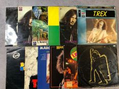 12 T Rex/Tyrannosaurus Rex LPs including 3 Regal Zonophone UK originals: "My People Were Fair" (