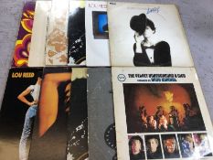 11 Velvet Underground/Lou Reed LPs including: "Velvet Underground & Nico" (UK stereo orig SVLP