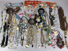 Large collection of costume jewellery