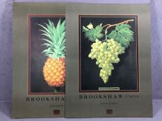 After GEORGE BROOKSHAW, two colour prints / posters from the Chatsworth Collection 'Brookshaw