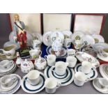 Large selection of ceramics and collectables to include a quantity of Wedgewood Susie Cooper tea