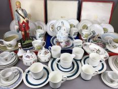 Large selection of ceramics and collectables to include a quantity of Wedgewood Susie Cooper tea