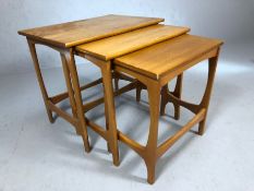 Mid Century nest of three tables