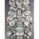 Large collection of Royal Worcester 'Evesham Vale' dinner and tea ware to include approx: 11