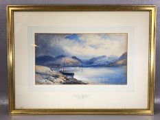 Thomas Miles RICHARDSON Jnr., RWS (British, 1813-1890), 'Loch Long - Argyllshire', watercolour,