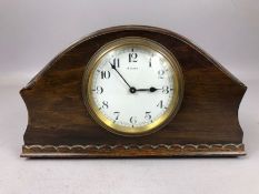 Edwardian 8 day mantle clock with French 8 days lever movement by Bayard D-B