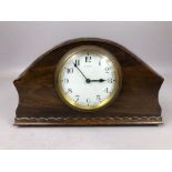 Edwardian 8 day mantle clock with French 8 days lever movement by Bayard D-B