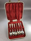Set of Hallmarked Silver spoons London by maker Josiah Williams & Co (David Landsborough