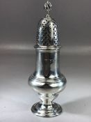 Silver Hallmarked Sugar shaker London 1895 by maker Goldsmiths & Silversmiths Co (William Gibson &