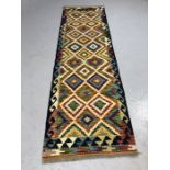 Chobi Kilim runner, approx 205cm x 61cm