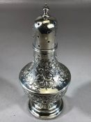 Silver Hallmarked Sugar Shaker Birmingham 1910 by maker G Loveridge & Co (George Loveridge) approx