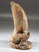 Ceramic / pottery votive or statuette of fertility consisting of a body in the form of a phallus,