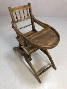 Vintage child's highchair