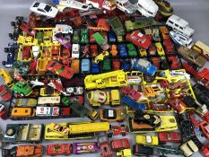 Large collection of vintage diecast model vehicles to include mostly Corgi and Matchbox