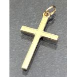 On Behalf RNLI: Gold 375 pendant in the form of a cross (1.3g)
