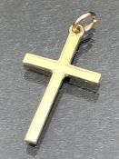 On Behalf RNLI: Gold 375 pendant in the form of a cross (1.3g)