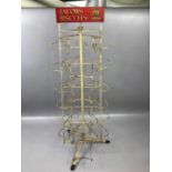 Jacob's Biscuits vintage rotating display stand, approx 73cm in height