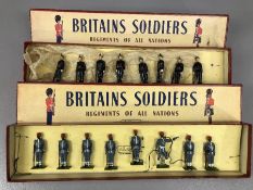 Vintage Toys W Britains Regiments of all Nations no 2090 & 117