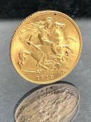 Gold Half Sovereign dated 1913