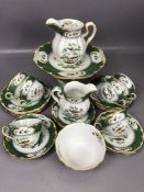 Part Spode 'Aviary' pattern tea set, approx 22 pieces