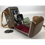 Vintage Camera: A Yashica-Mat Copal - SV leather cased camera