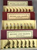 Three sets of Britains Lead Soldiers to include Papal Swiss Guards,Princess Patricias's Canadian