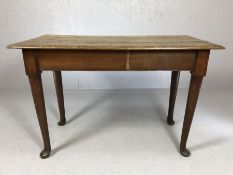 Large console / occasional table on cabriole legs, approx 112cm x 55cm x 76cm tall