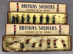 Vintage Toys W Britains Regiments of all Nations no 2063 & 2027