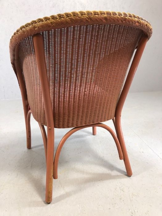 Pink Lloyd Loom chair - Image 5 of 6