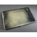 Hallmarked Silver Cigarette case Birmingham by maker Adie Brothers Ltd approx 8 x 12.5cm & 182g