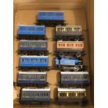 Hornby 1203 OO / HO tank locomotive, ten coach Caledonian set