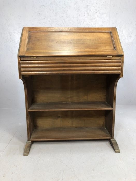 Small bureau writing desk, approx 76cm wide - Image 4 of 5