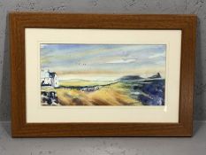 ZOE JAMES-WILLIAMS (British, Contemporary), watercolour, 'Worms Head', signed lower right, approx