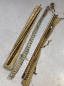 Collection of Three Vintage Fishing rods to include Hardy, The Avon, Split cane etc