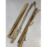 Collection of Three Vintage Fishing rods to include Hardy, The Avon, Split cane etc