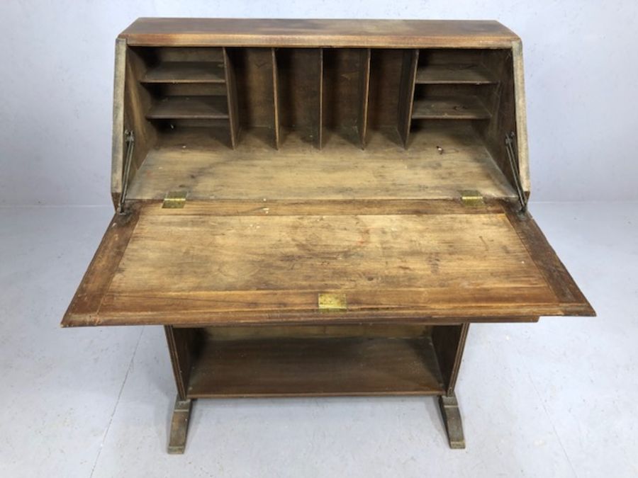 Small bureau writing desk, approx 76cm wide - Image 3 of 5